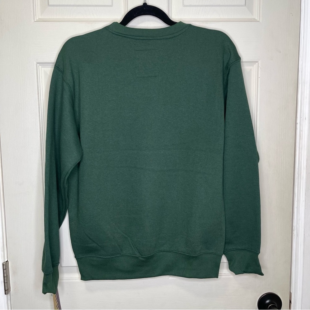 New York Popular “California” Women’s Green Crewneck Sz M - Picture 5 of 5